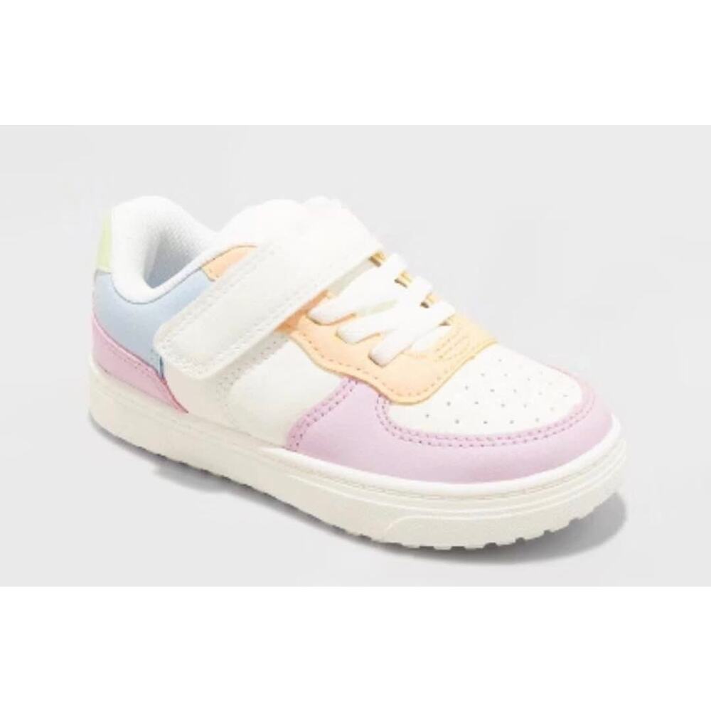 NWT Toddler size 6 Jaid Solid Court Sneakers
- Cat & Jack™ White/Blue/Pink